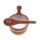 SAUFLEX wiadro drewniane 4 l, cedr