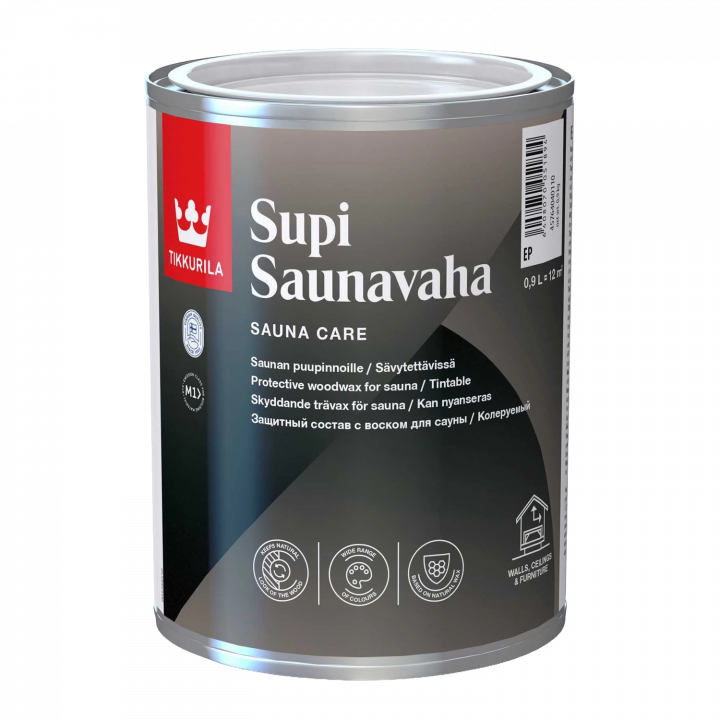Tikkurila Supi Saunavaha 0,9l, bezbarwna