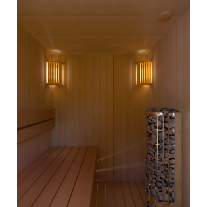 Zestaw lamp i kratek Sawo 915-VA, osika