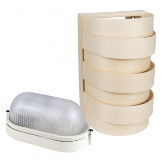 Zestaw lamp i kratek Sawo 917-A, osika
