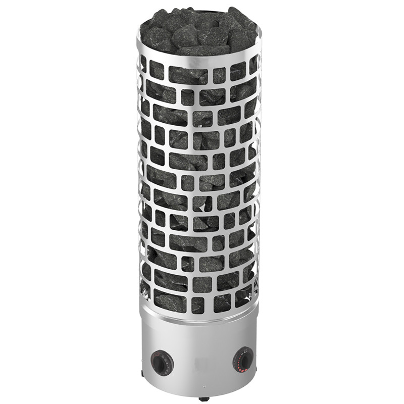 Elektryczny piec do sauny – SAWOTEC Ari Round, z jednostką sterującą Elektryczny piec do sauny – SAWOTEC Ari Round, z jednostką sterującą