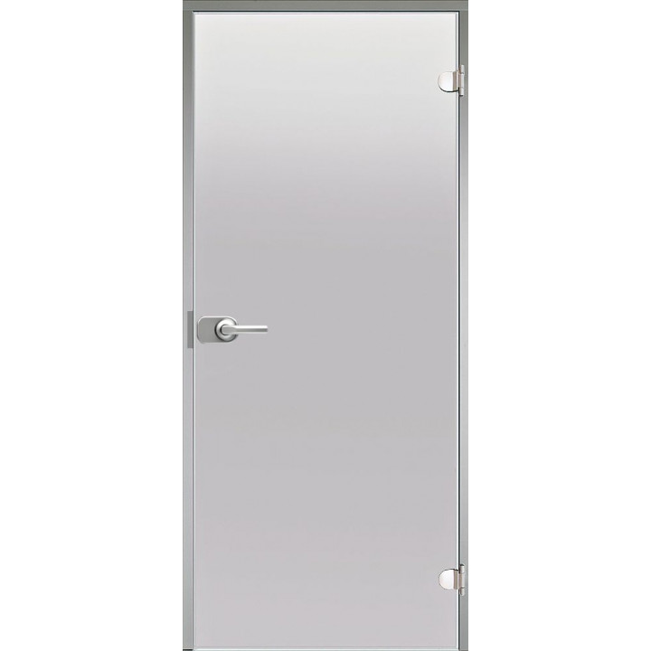 Drzwi szklane HARVIA, rama aluminiowa 9 x 21, zamykane na klucz