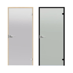 Drzwi szklane HARVIA, rama sosnowa 7 x 21, zamykane na klucz 