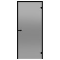 Drzwi do sauny szklane HARVIA, rama aluminiowa czarna 9x21 (linia czarna) - 3