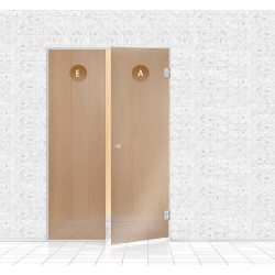 Szklana ściana sauny, AD TYPE 6  Szklana ściana sauny, AD TYPE 6