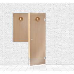 Szklana ściana sauny, AD TYPE 8  Szklana ściana sauny, AD TYPE 8