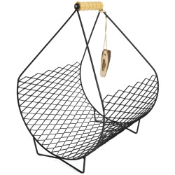 Kosz na drewno opałowe STOVEMAN duży  Kosz na drewno opałowe STOVEMAN duży