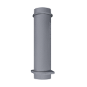 Górna rura kominowa żeliwna do pieców GEFEST 150/500mm - 0