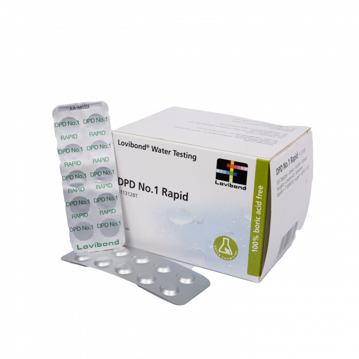Tabletki do badania wody DPD 1, oznaczanie chloru, 10 tabletek