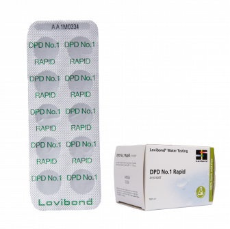 Tabletki do badania wody DPD 1, oznaczanie chloru, 10 tabletek