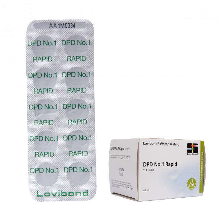 Tabletki do badania wody DPD 1, oznaczanie chloru, 10 tabletek