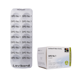 Tabletki do badania wody DPD 1, do fotometru, oznaczania zawartości chloru i bromu, 10 tabletek  Tabletki do badania wody DPD 1, do fotometru, oznaczania zawartości chloru i bromu, 10 tabletek