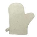Rękawica wełniana do sauny, biała - 0