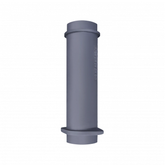 Górny żeliwny przewód kominowy do pieców saunowych GEFEST , Ø130 mm, 500 mm