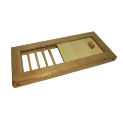 Kratka wentylacyjna z zaworem, żaluzje 